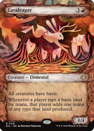 Lavaleaper (Showcase) (ECL-318)  Foil - Lorwyn Eclipsed