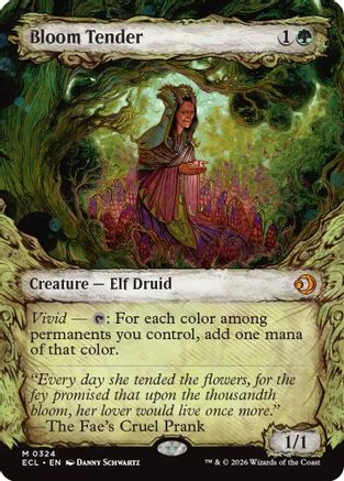 Bloom Tender (0324) (Showcase) (ECL-324)  Foil - Lorwyn Eclipsed