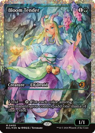 Bloom Tender (0400) (Showcase) (Fracture Foil) (ECL-400)  Foil - Lorwyn Eclipsed