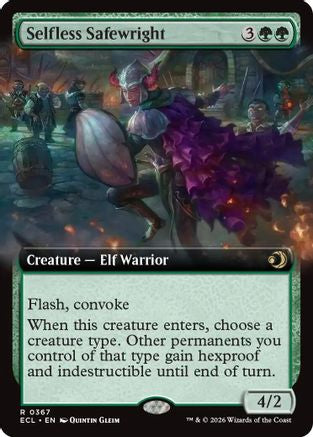 Selfless Safewright (Extended Art) (ECL-367)  Foil - Lorwyn Eclipsed