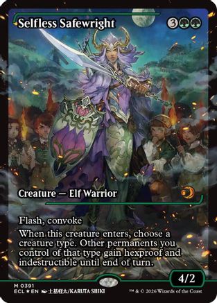 Selfless Safewright (Showcase) (ECL-391)  Foil - Lorwyn Eclipsed