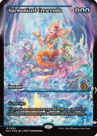Harmonized Crescendo (0384) (Showcase) (ECL-384)  Foil - Lorwyn Eclipsed