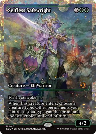 Selfless Safewright (Showcase) (Fracture Foil) (ECL-401) - Lorwyn Eclipsed Foil