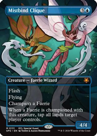 Mistbind Clique (Borderless) (SPG-131)  Foil - Special Guests