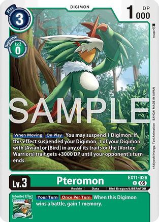 Pteromon (EX11-026) - Dawn of Liberator