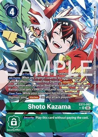 Shoto Kazama (Alternate Art) (EX11-062) - Dawn of Liberator Foil