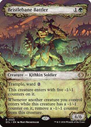 Bristlebane Battler (Showcase) (ECL-325)  Foil - Lorwyn Eclipsed