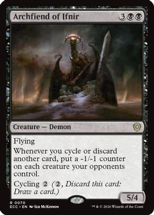 Archfiend of Ifnir (ECC-070)  - Commander: Lorwyn Eclipsed