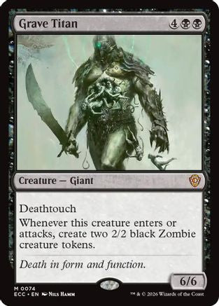 Grave Titan (ECC-074) - Commander: Lorwyn Eclipsed