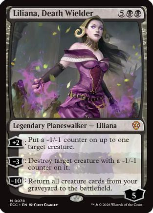 Liliana, Death Wielder (ECC-078)  - Commander: Lorwyn Eclipsed