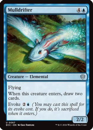 Mulldrifter (ECC-067)  - Commander: Lorwyn Eclipsed