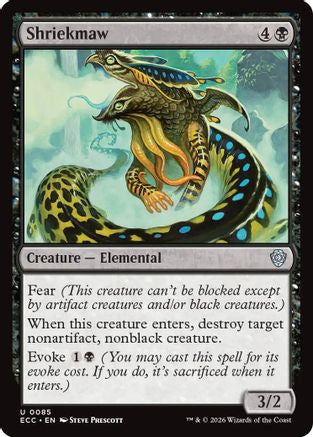Shriekmaw (ECC-085)  - Commander: Lorwyn Eclipsed