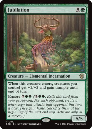 Jubilation (ECC-017)  - Commander: Lorwyn Eclipsed