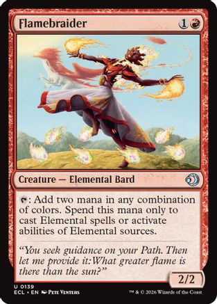 Flamebraider (ECL-139)  Foil - Lorwyn Eclipsed
