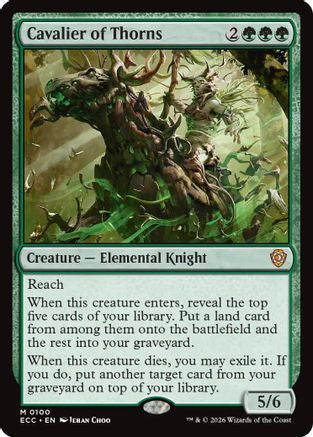 Cavalier of Thorns (ECC-100)  - Commander: Lorwyn Eclipsed