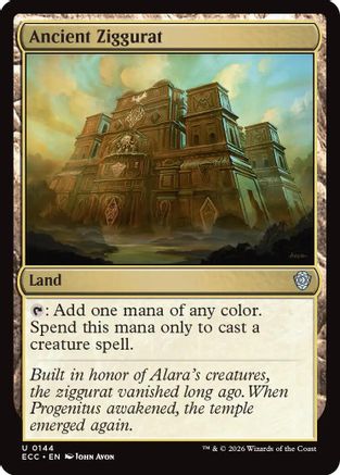 Ancient Ziggurat (ECC-144)  - Commander: Lorwyn Eclipsed