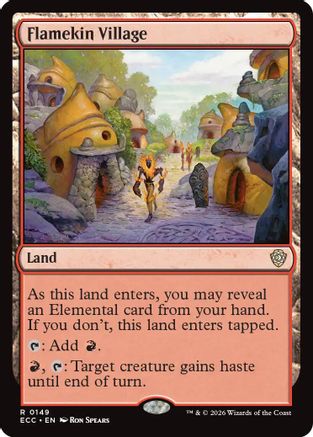 Flamekin Village (ECC-149)  - Commander: Lorwyn Eclipsed