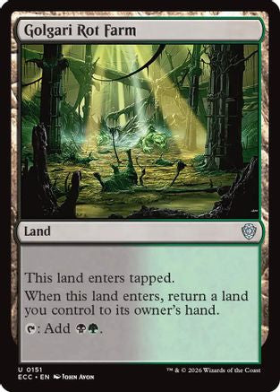 Golgari Rot Farm (ECC-151)  - Commander: Lorwyn Eclipsed