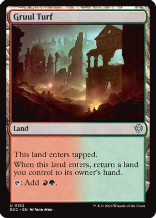 Gruul Turf (ECC-152)  - Commander: Lorwyn Eclipsed