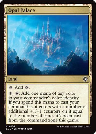 Opal Palace (ECC-156)  - Commander: Lorwyn Eclipsed
