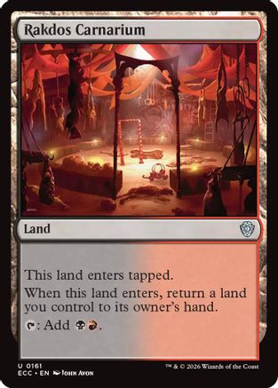 Rakdos Carnarium (ECC-161)  - Commander: Lorwyn Eclipsed