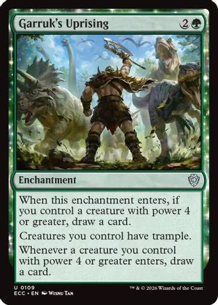 Garruk's Uprising (ECC-109)  - Commander: Lorwyn Eclipsed