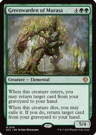Greenwarden of Murasa (ECC-110)  - Commander: Lorwyn Eclipsed