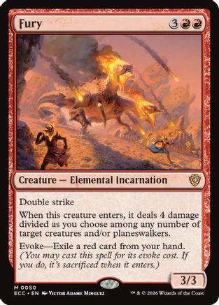 Fury (ECC-050)  - Commander: Lorwyn Eclipsed