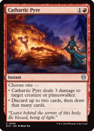 Cathartic Pyre (ECC-090)  - Commander: Lorwyn Eclipsed