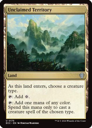 Unclaimed Territory (ECC-175)  - Commander: Lorwyn Eclipsed