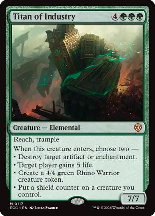 Titan of Industry (ECC-117)  - Commander: Lorwyn Eclipsed