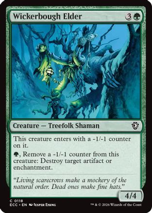 Wickerbough Elder (ECC-118)  - Commander: Lorwyn Eclipsed