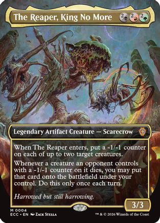 The Reaper, King No More (Borderless) (ECC-004)  Foil - Commander: Lorwyn Eclipsed