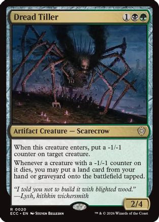 Dread Tiller (ECC-020)  - Commander: Lorwyn Eclipsed