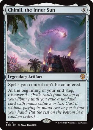 Chimil, the Inner Sun (ECC-137)  - Commander: Lorwyn Eclipsed