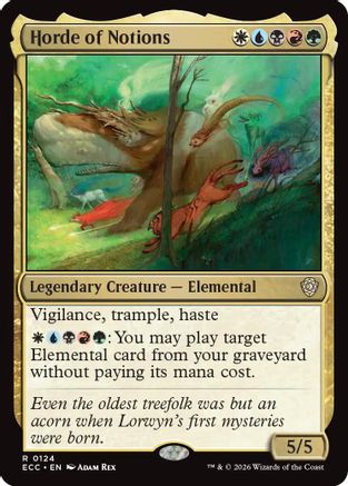 Horde of Notions (ECC-124)  - Commander: Lorwyn Eclipsed
