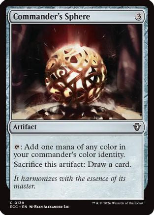 Commander's Sphere (ECC-139)  - Commander: Lorwyn Eclipsed