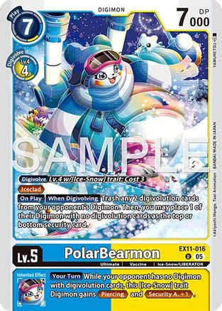 PolarBearmon (EX11-016) - Dawn of Liberator