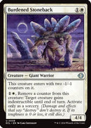 Burdened Stoneback (ECL-008)  Foil - Lorwyn Eclipsed
