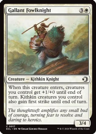 Gallant Fowlknight (ECL-017)  - Lorwyn Eclipsed