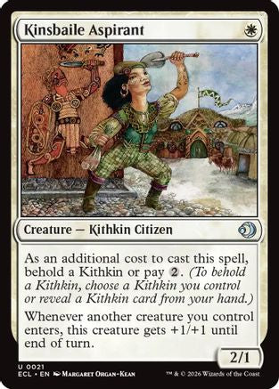 Kinsbaile Aspirant (ECL-021)  Foil - Lorwyn Eclipsed