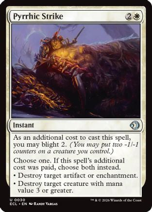 Pyrrhic Strike (ECL-030)  Foil - Lorwyn Eclipsed
