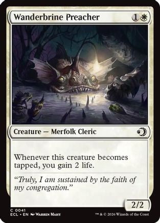Wanderbrine Preacher (ECL-041)  - Lorwyn Eclipsed