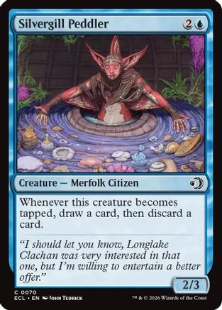Silvergill Peddler (ECL-070)  - Lorwyn Eclipsed
