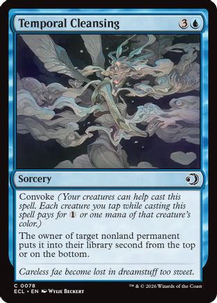 Temporal Cleansing (ECL-078)  Foil - Lorwyn Eclipsed