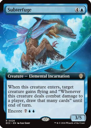 Subterfuge (Extended Art) (ECC-026)  - Commander: Lorwyn Eclipsed