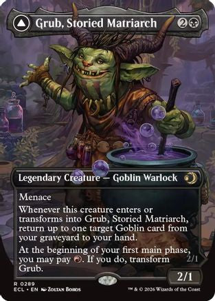 Grub, Storied Matriarch (Borderless) (ECL-289)  - Lorwyn Eclipsed