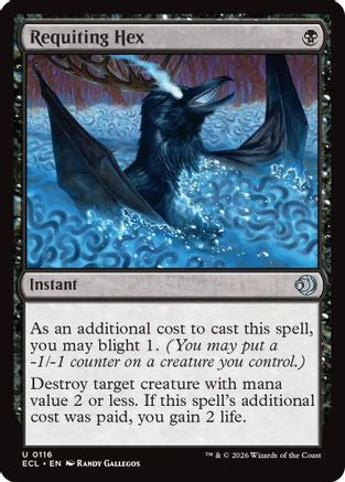 Requiting Hex (ECL-116)  Foil - Lorwyn Eclipsed