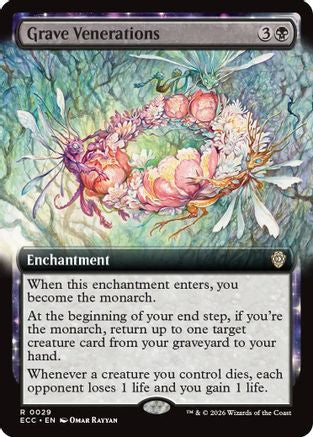 Grave Venerations (Extended Art) (ECC-029)  - Commander: Lorwyn Eclipsed