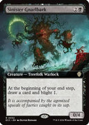 Sinister Gnarlbark (Extended Art) (ECC-032) - Commander: Lorwyn Eclipsed
